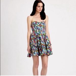 Kate Spade Strapless Floral Dress